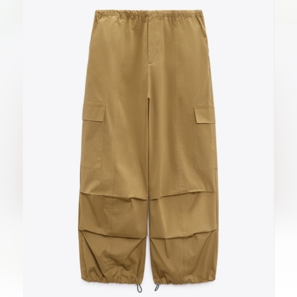 ZARA cargo parachute pants Sz-M - Picture 5 of 8